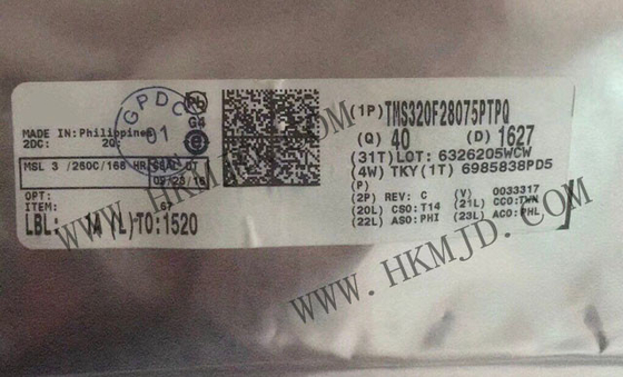 Микроконтроллер MCU TMS320F28075PTPQ 32-битный одноядерный автомобильный функциональный микроконтроллер безопасности IC