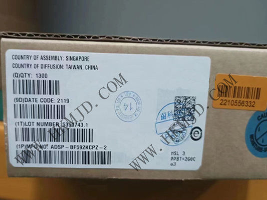 Микроконтроллер MCU ADSP-BF592KCPZ-2 До 200 МГц Цифровые сигнальные процессоры 64-VFQFN