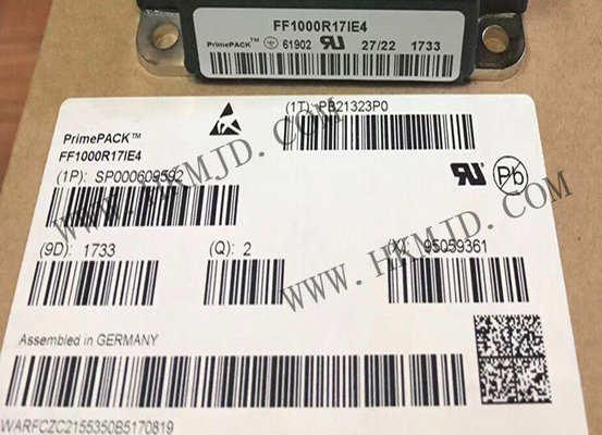 Автомобильные модули IGBT FF1000R17IE4 PrimePACK 1700V 1000A Полумостный двойной модуль IGBT