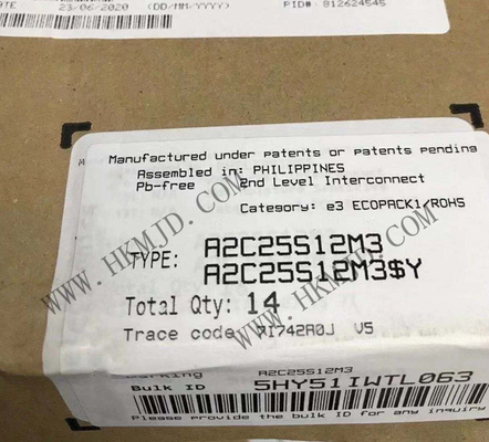 Автомобильные модули IGBT A2C25S12M3 25A 197W Модули IGBT Trench Gate Field Stop