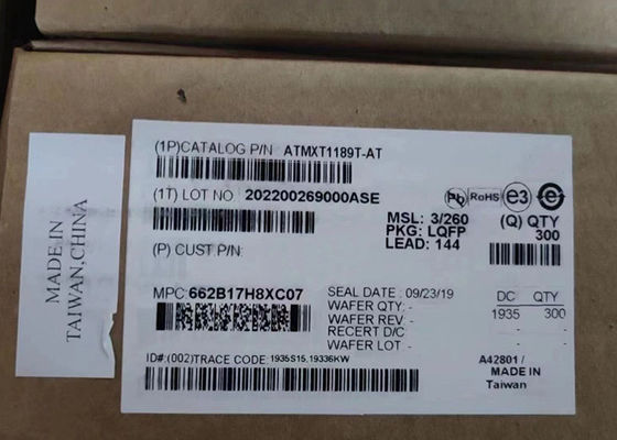 Чип интегральной схемы ATMXT1189T-AT Автомобильные контроллеры сенсорного экрана LQFP144