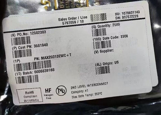 Чип интегральной схемы MAX20313EWC 500mA до 6A регулируемые переключатели ограничения тока