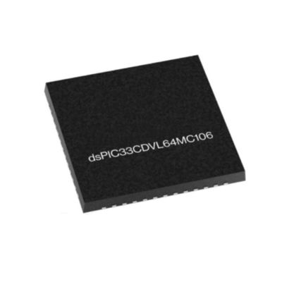 Микроконтроллер MCU DSPIC33CDVL64MC106-I/M8 2 ядра 16-битные цифровые контроллеры сигналов 100 МГц
