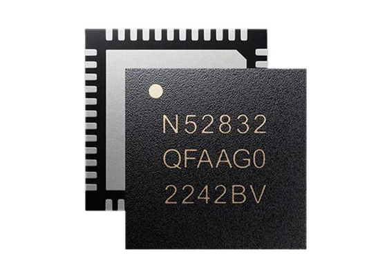 BT IC NRF52832 2,4 ГГц Многофункциональный BT Низкоэнергетический 5.4 SoC QFN-48 Многопротокольный SoC