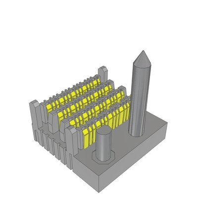 Соединители EBTM-4-08-2.0-S-VT-1-L-G 2 мм высокоскоростной задний план вертикальный заголовок 64POS