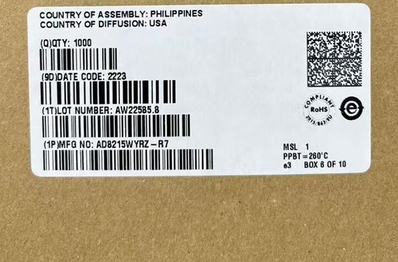 Чип интегральной схемы AD8215WYRZ Монитор высокого напряжения