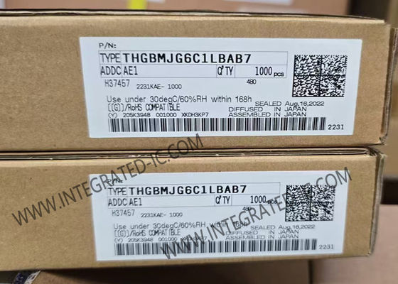 THGBMJG6C1LBAB7 Память IC Чип 3.3V 64G-бит Автомобильный NAND Flash Серийная e-MMC Память