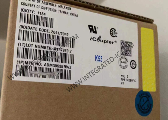 ADM3053BRWZ Integrated Circuit Chip Isolated CAN Transceiver SOIC-20 CAN FD Transceiver (Чип интегрированной схемы с изолированным передатчиком CAN)