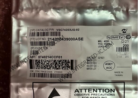 Ethernet IC VSC7425XJG-02 10 Port Managed Layer 2-Ethernet Switch IC BGA-672 (включается в сеть Ethernet)