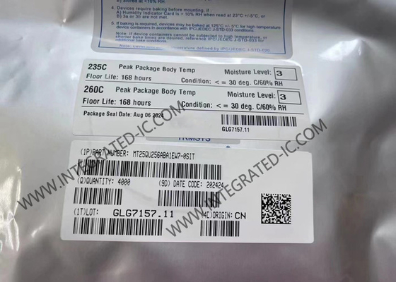 Память IC интегральной схемаы MT25QU256ABA1EW7-0SIT 256Mbit 133MHz 8-WDFN обломока