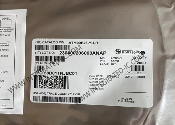 ATM90E26-YU Комплексная схема чипа измерения энергии IC SSOP-28 однофазный счетчик IC