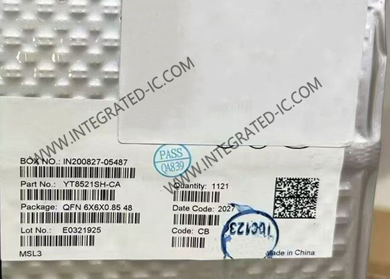 Ethernet IC YT8521SH-CA Единопортный 1000M Ethernet PHY слойный чип QFN48