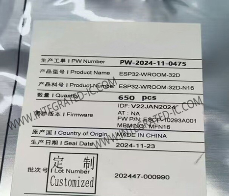 Multiprotocol беспроводные модули модуля связи ESP32-WROOM-32D WiFi BT MCU