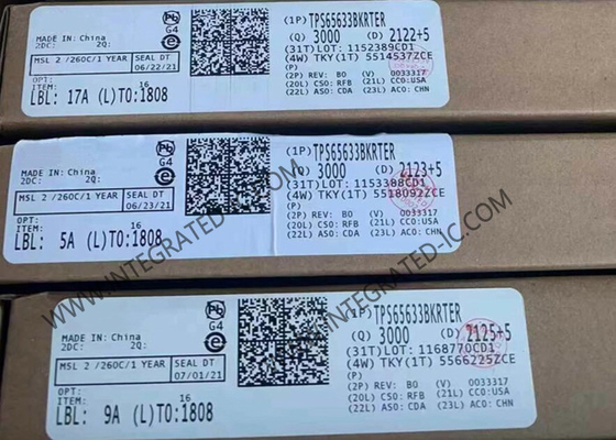 TPS65633BKRTER интегральный микросхема Чип 4,5 В до 4,8 В Высокий преобразователь VI