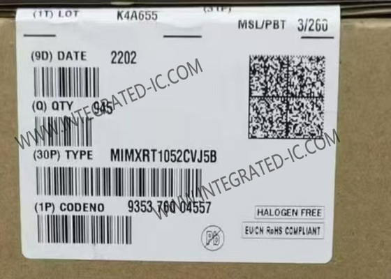 Одиночный микроконтроллер IC обломока 196LFBGA интегральной схемаы ядра MIMXRT1052CVJ5B