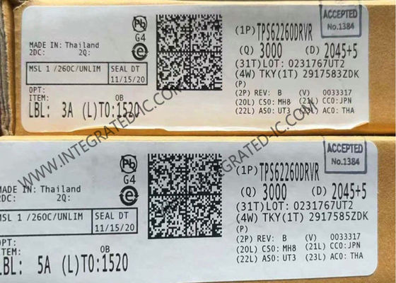 TPS62260DRVR интегральный микросхема 600mA синхронный шаг вниз преобразователь WSON-6