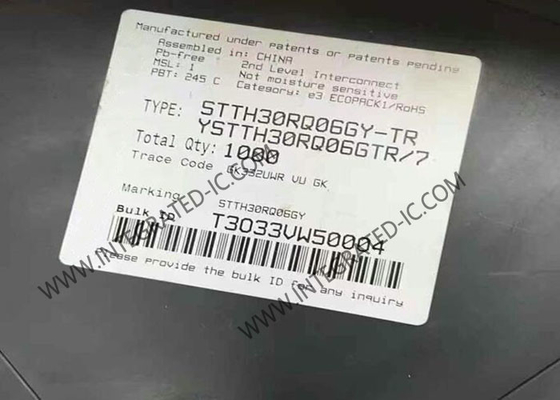 STTH30RQ06GY интегральный микросхема 600В сверхбыстрые рекуперационные ректификаторы D2PAK-3
