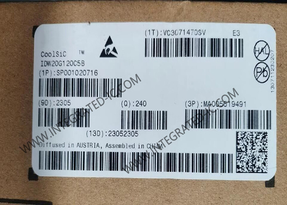 IDW20G120C5B интегральный микросхема 1200V 20A Силиконовый карбид Шоттки диод для зарядки электромобилей