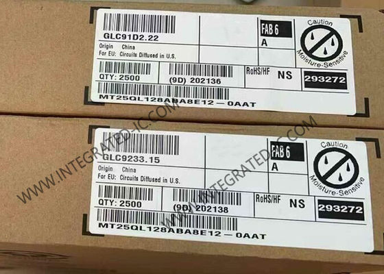 MT25QL128ABA8E12-0AAT Память IC Чип 128Mbit Неволатильная НО Флэш-память IC TBGA24