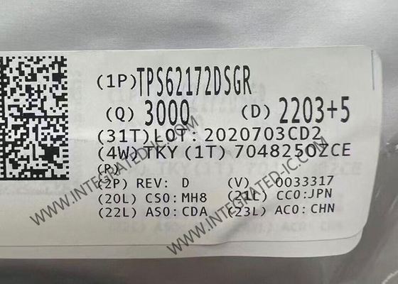TPS62172DSGR интегральные микросхемы 3V до 17V 0,5A Step-Down преобразователи с DCS-Control TM