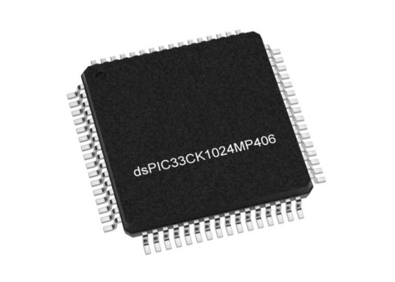 DSPIC33CK1024MP406-E/PT Микроконтроллер MCU одноядерный цифровой контроллер сигнала TQFP-64