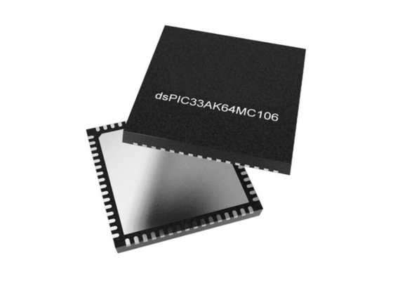 DSPIC33AK64MC106-E/M7 Микроконтроллер MCU 32-битный DSC VQFN-64 Дигитальный контроллер сигнала