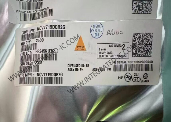 NCV7719DQR2G Чип интегральной схемы 550mA Двигатели двигателей SSOP24 Октальный драйвер полумоста