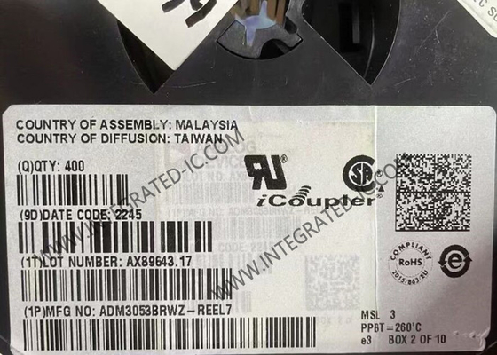 ADM3053BRWZ Integrated Circuit Chip Isolated CAN Transceiver SOIC-20 CAN FD Transceiver (Чип интегрированной схемы с изолированным передатчиком CAN)