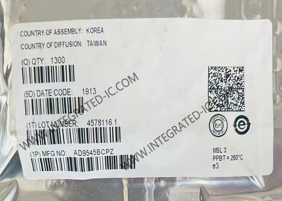 Компьютерный микросхема AD9545BCPZ 813 мВт синхронизатор и адаптивный переводчик часов