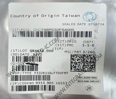 Микроконтроллер MCU FS32K116LFT0VFMT одноядерный ARM Cortex-M0+ S32K Микроконтроллер IC