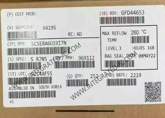 5cseba6u19i7n Полевой программируемый массив ворот 800 МГц Циклон V SE SOC FPGA IC UBGA484
