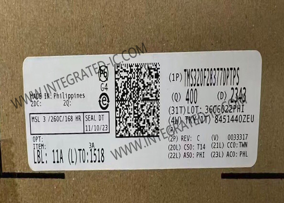 Микроконтроллер IC безопасности Двойн-ядра 200MHz 1MB TMS320F28377DPTPS трицатидвухразрядный функциональный