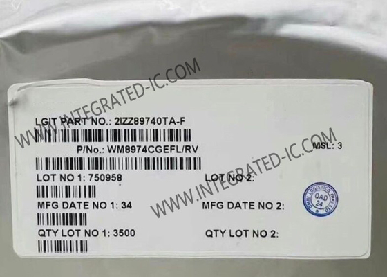 WM8974CGEFL интегральная схема микросхема Моно CODEC с динамиком QFN24 аудио CODEC