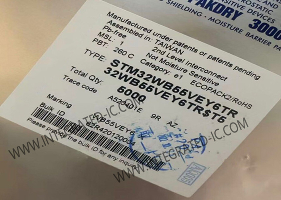 STM32WB55VEY6TR Микроконтроллер MCU 2Mbps Мультипротокольный беспроводный 32-битный MCU WLCSP100
