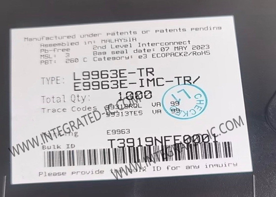 Чип с интегральной схемой L9963E Монитор автомобильной батареи IC TQFP64