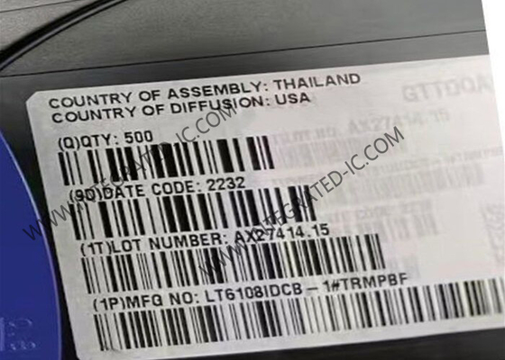 LT6108IDCB-1 Интегральная схема чипа усилителя тока высокого уровня с эталоном и компаратором