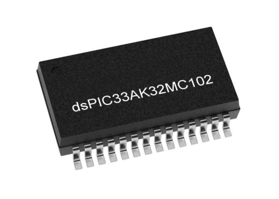 DSPIC33AK32MC102T-I/SS Микроконтроллер MCU Цифровой сигнальный контроллер SSOP28 32-разрядный DSC