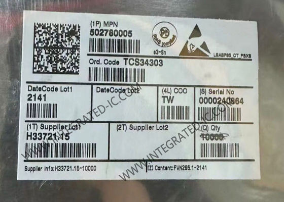 TCS34303 Сенсор IC Тристимулярный цветовой датчик 950 нм Цвет и датчики окружающего света