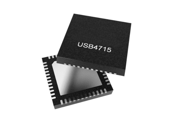 USB4715-I/Y9X Integrated Circuit Chip Automotive FlexConnect Smart Hub Controller, используется для управления устройствами, предназначенными для использования в транспортных средствах.