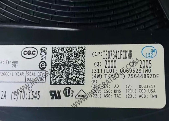 ISO7341FCDWR Интегральная схема чипа 3000Vrms Четырехканальные цифровые изоляторы SOIC16