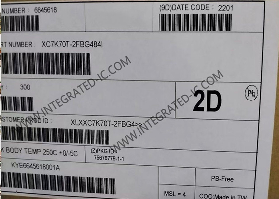 Высокая эффективность Kintex обломока XC7K70T-2FBG484I интегральной схемаы 7 FPGA IC 484BGA
