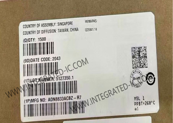 Комплексный микросхема ADN8833ACBZ 1A Термоэлектрический холодный драйвер WFBGA25