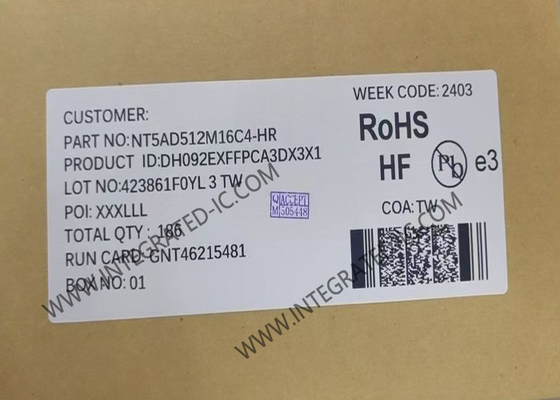 NT5AD512M16C4-HR Память IC Чип 8Gbit DDR4 SDRAM Память IC FBGA96 DRAM Чип