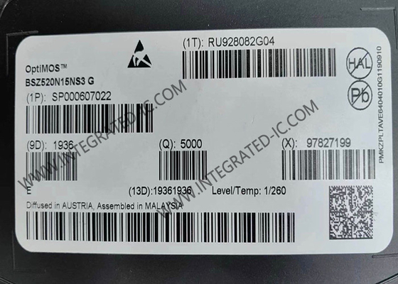 BSZ520N15NS3G интегральный микросхема 150V OptiMOS N канал мощности MOSFET транзисторы