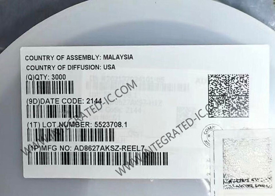 AD8627AKSZ Интегральная схема Прецизионный маломощный операционный усилитель с однополярным питанием JFET