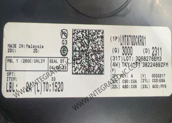 Сенсорный IC LMT87QDCKRQ1 Class-AB Выходные аналоговые датчики температуры