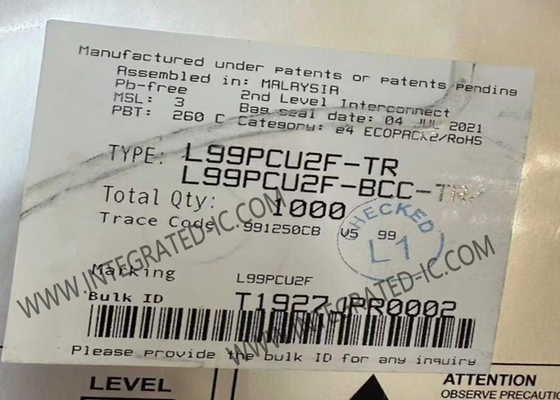 Микросхема L99PCU2F для автомобильных компьютеров, IC LQFP64, высокоплотная выводная рамка