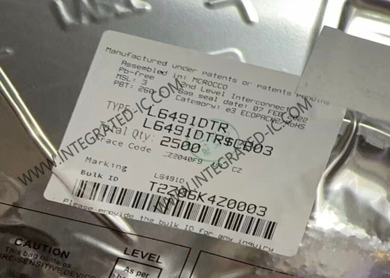 Водитель IC SOIC14 ворот стороны 4A половинного моста IC L6491DTR управления силы низкий