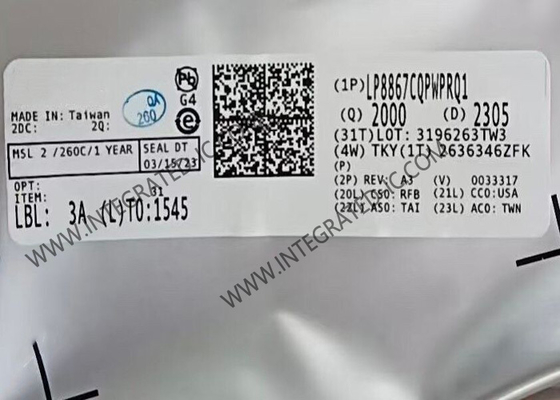 Комплексный микросхема LP8867CQPWPRQ1 120mA 4-канальный автомобильный светодиодный драйвер