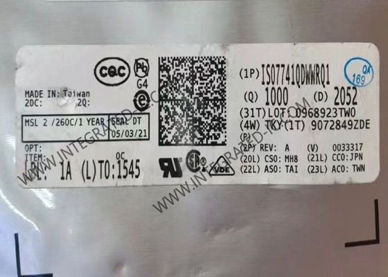 Чип интегральной схемы ISO7741QDWWRQ1 5000Vrms 4-канальный цифровой изолятор SOIC16